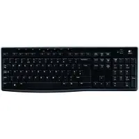 Logitech K270 Wireless Keyboard - Nordic - Tastatur - Nordisk - Sort