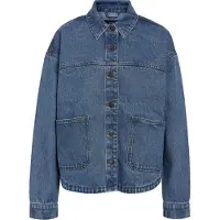 Noisy May Overgangsjakke 'NMKETTIE' blue denim