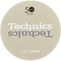 Dr. Suzuki Meets Technics Mix Edition Slipmats - 50th Anniversary Biege