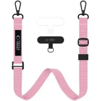 Tech-Protect C6S 2-i-1 Reb-crossbody-halsrem - Babylyserød