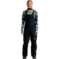 Burton - Skibukser til kvinder - W Reserve Gore-Tex 2L Bib True Black til UnisexUld - Størrelse L - Sort