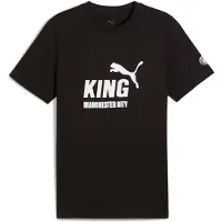 Puma Manchester City KING Logo Tee Men, Sport, Black, XS