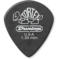 Dunlop Tortex Jazz III XL Sort 1,35 mm spillerpakke (12)