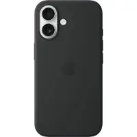 Apple iPhone 16 Silicone Case with MagSafe - Black