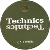 Dr. Suzuki Meets Technics Mix Edition Slipmats - 50th Anniversary Green
