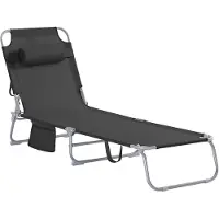 SoBuy Liggestol OGS35-SCH – Sort, 3-benet