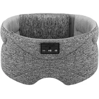 INF Bluetooth pandebånd/sovemaske Sovehøretelefoner Black