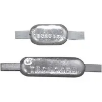 Tecnoseal Rustfrit Stål Oval Anode Med Strop Til Sealine 2.2kg