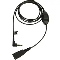 Jabra -forbindelseskabel, QD til 3,5 mm-stik, glat, 1,5 m