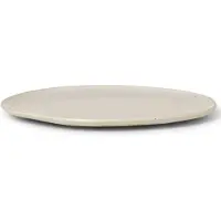 Ferm Living Flow tallerken 27 cm Offwhite speckle