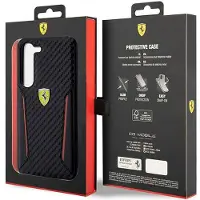 Ferrari Samsung Galaxy S23 Plus Hardcover Kulstofsort