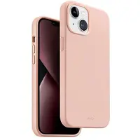 Uniq iPhone 14 Plus cover Lino Pink