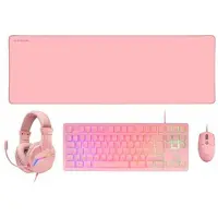 Mars Gaming Mcp-rgb3p Spilsæt Mus Tastatur Headset Musemåtte