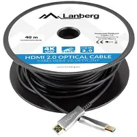 Lanberg M/M v2.0 HDMI-kabel 30m sort optisk AOC
