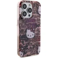 Hello Kitty IML Tags Graffiti-etui til iPhone 14 Pro - pink