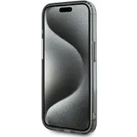 Karl Lagerfeld KLHMP15LHLSKIK iPhone 15 Pro 6,1" sort/sort hardcase IML Metal Karl Head MagSafe