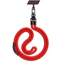 Audi Crossbody Universal Leash 120cm x 10mm - Rød