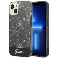 GUESS GUHCP14MHGBNHK iPhone 14 Plus 6,7" sort/sort hardcase Bandana Paisley
