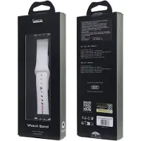 Audi Apple Watch Rem 40mm Sport Silikone Hvid