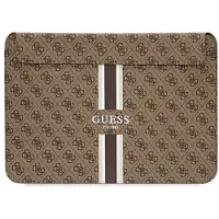 GUESS 4G Printed Stripes cover til en 14" bærbar computer - brun