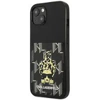 Karl Lagerfeld iPhone 13 cover med kortlomme, sort