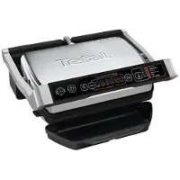SEB Tefal OptiGrill+ GC706D34 - Grill - elektrisk - 600 cm2 - rustfrit stål/sort