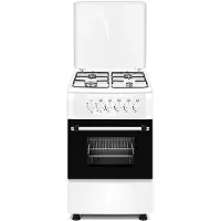 Ravanson KWGE-K550 white gas-electric cooker
