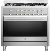 Vitrokitchen St9060ib 90x60 Cm Butan Gas Køkken Med Ovn 5 Blus