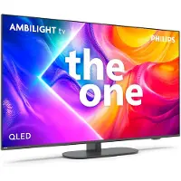 Philips The One 55PUS9010 - 55 Diagonal klasse LED-bagbelyst LCD TV - QLED - Smart TV - TITAN OS - 4K UHD (2160p) 3840 x 2160 - HDR - Quantum Dot - pistolmetal
