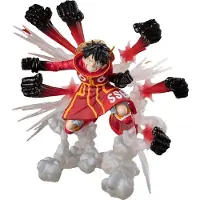 Bandai One Piece Figuarts Zero Extra Battle Monkey Dluffy -gum Gum Hawk Gatling-19 Cm Figur