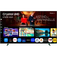 Samsung 50" Crystal UHD U7025 4K Smart TV (2025), Black
