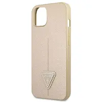 GUESS GUHCP13SPSATLE iPhone 13 mini 5,4" beige / beige hardcase SaffianoTriangle Logo