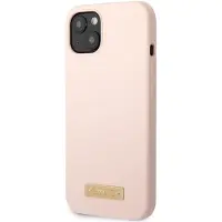 GUESS GUHMP13MSBPLP iPhone 13 6,1" pink/pink hard case Silikone logo plade MagSafe