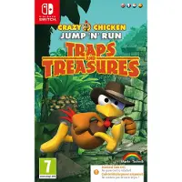 Nintendo Games Switch Crazy Chicken Traps And Treasures Code In Box