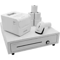Approx Apppospack4180wh V2 + Printer + Stregkodescanner + Pengeskuffe