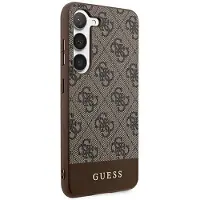 GUESS 4G Stripe Collection-etui til Samsung Galaxy S24+ - brun