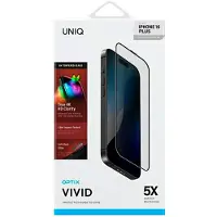 Uniq Optix Vivid hærdet glas til iPhone 16 Plus 6,7" klart