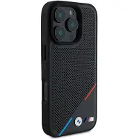 BMW Hardcase MagSafe Perforeret Tricolor cover til iPhone 16 Pro