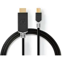Ginza.se Guld Ccbp37604at20 Mini Displayport-kabel Dp 1.4 Mini Dp M-hdmi-stik 48 Gbps Belagt 2 M