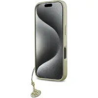 GUESS 4G Charms Collection-etui til iPhone 16 Pro - sort