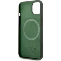 GUESS GUHMP13MSBPLA iPhone 13 6,1" grøn/khaki hard case Silikone logo plade MagSafe