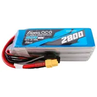 Gens ace G-tech 2800mah 22.2v 60c 6s1p Lipo Pack With Xt60 Plug Dronebatteri