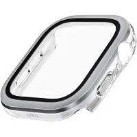 Uniq Apple Watch Series 10 Etui Hærdet Glas Sølv