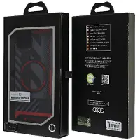 Audi IML Sport MagSafe Hardcase Etui for iPhone 15/14 Plus 6.7" - Black AU-IMLMIP15M-RSQ/D2-BK