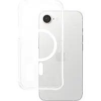 PanzerGlass Samba Case Transparent w. White Qi Compatible iPhone 17e | 16e