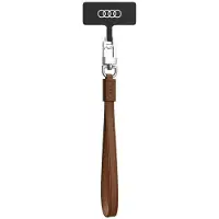 Audi Crossbody Leather Universal Lanyard 28cm x 10mm - Brun
