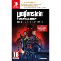 Nintendo Games Switch Wolfenstein Youngblood Deluxe Edition+ Buddy Pass Ciab