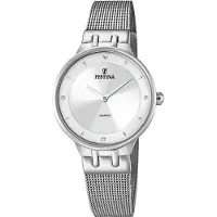 Festina Dameur F20597-1 Mademoiselle Sølvfarvet/Stål Ø30.5 mm