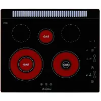 Vitrokitchen 401tgna Keramisk Kogeplade 60 Cm 3 Blus