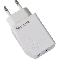 Muvit For Change Usb Qc 3.0 18w+ 1 Usb-c Pd-oplader 20w